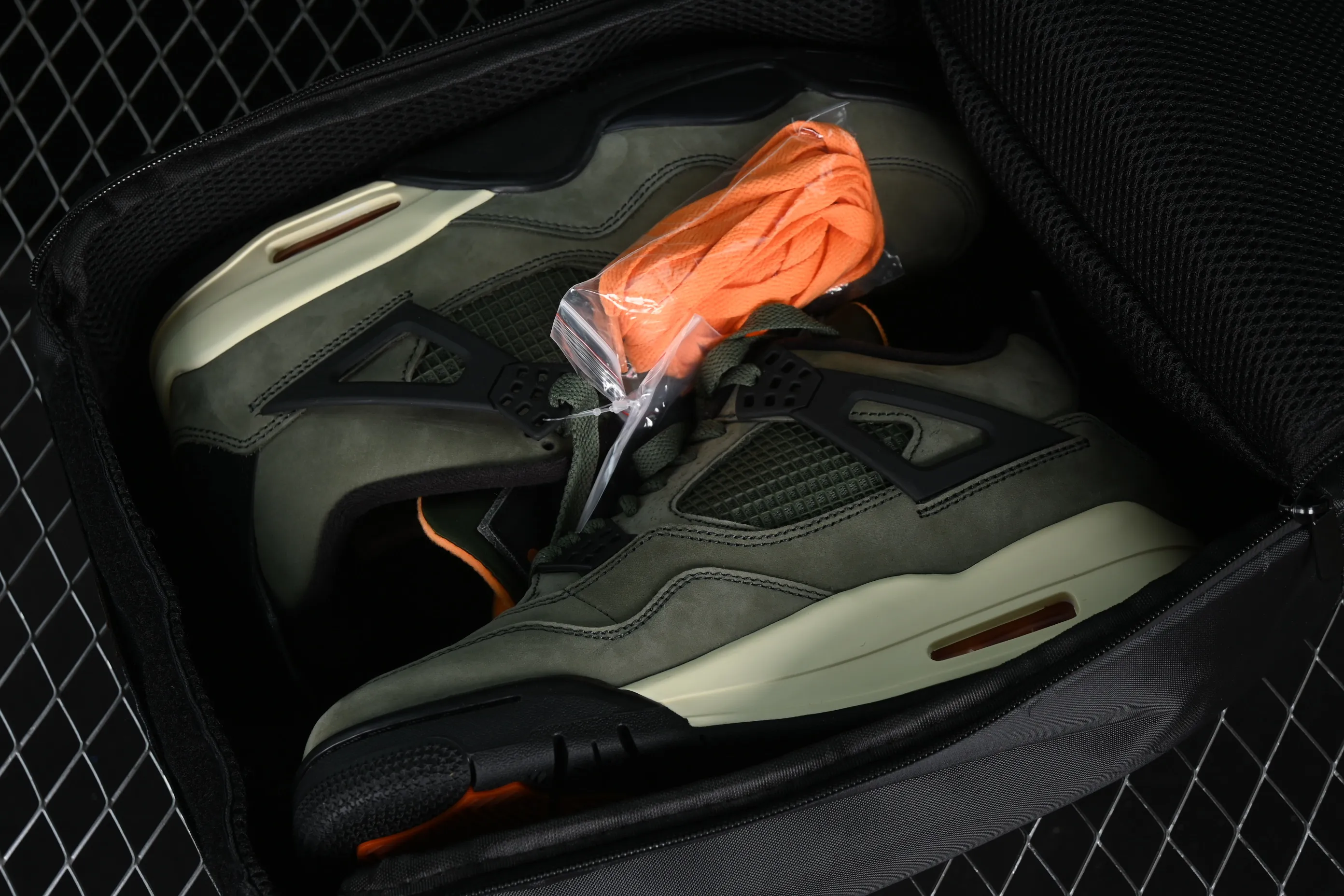 All categories Air Jordan Jordan series basketball shoes Air Jordan 4 GX foreign trade version Air Jordan 4 Retro "Undftd" AJ4 Joe 4 suede military green